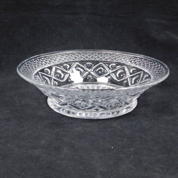 2 Imperial Glass Cape Cod Clear Flared Bowl 6.75" Pressed Cereal Soup Serving - Picture 8 of 12